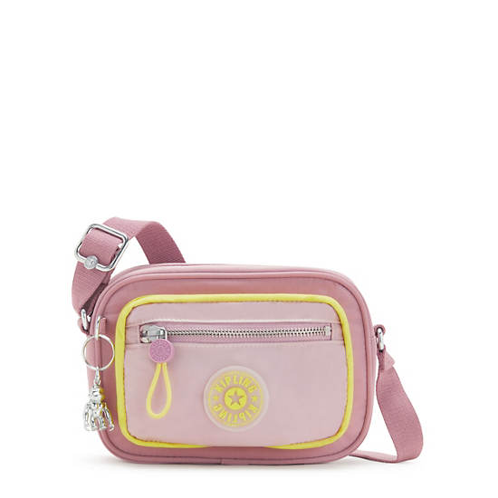 Kipling Enise Çapraz Askılı Çanta Pembe Sarı | TR 2105NW